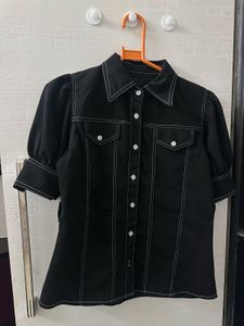 Myntra Balck Business Formal co-ord
