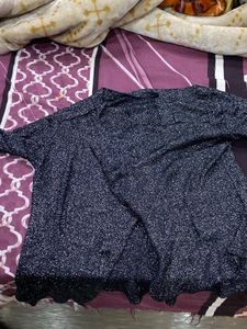 glittery shrug..