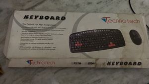 Techno Tech Keyboard With Mouse