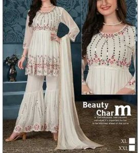 Faux Georgett Frock style Gharara