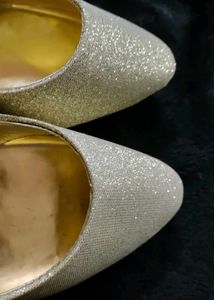 Sparkling Gold Heels