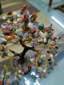 Multi Stone Natural Crystal Bonsai Tree For Decor