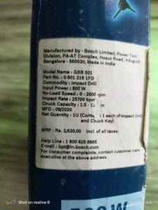 Bosch GSB 501 Impact Drill - Professional Grade