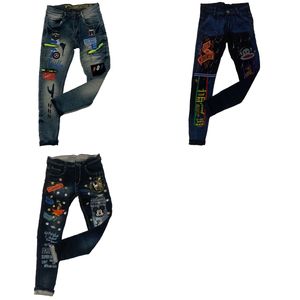 Pack Of 3 Distressed Rugged Denim Jeans Size 28