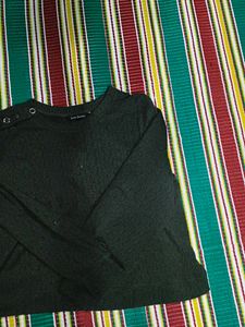 Olive Green Long Sleeve Top ok