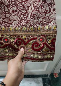Marron Sherwani With Removebal Coti