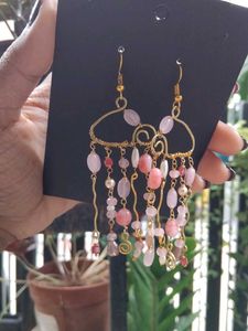 Pink jellyfish Earrings