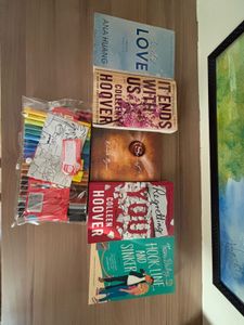 novels and sketch pen