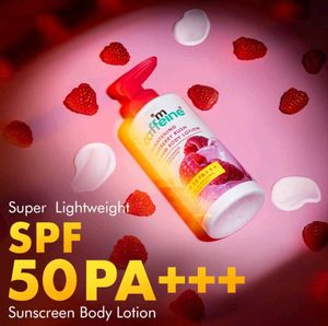 mCaffeine Body Sunscreen(spf) 50++++ Upto 4hrs