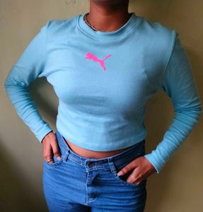 Light Blue Long Sleeve Tee