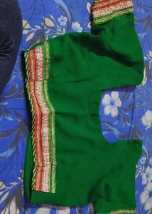 Elegant Green Saree