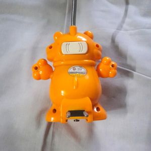 🧡 Teddy Bear Table Lamp With Pen Holder Yellow