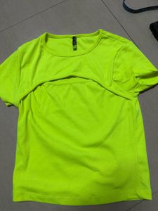 Neon Green Basic Tee
