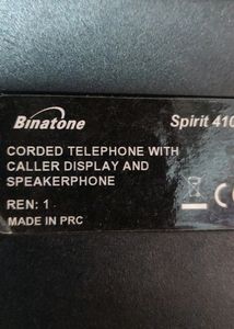 Binatone Landphone With Display