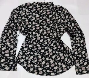 Floral Shirt🤍🖤
