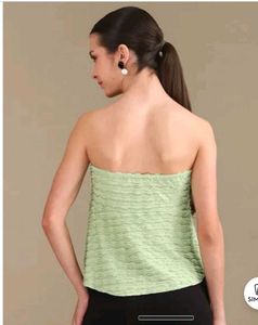 Shien Sage Green Tube Top
