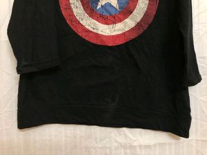 Marvel Black Cotton T Shirt