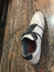 Ducati White Leather Sneakers