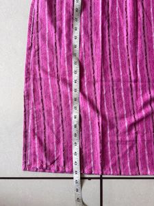 Pink Crepe  Sleeveless  Kurti