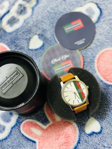 Peter England Watch Genuine leather