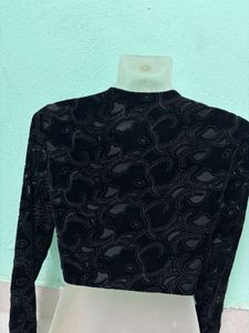 Velvet Cropped Bolero 🖤