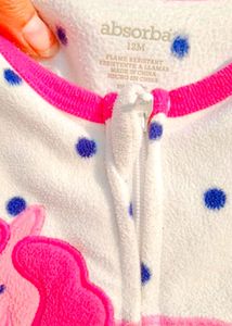 Baby Girl Unicorn Romper 🦄