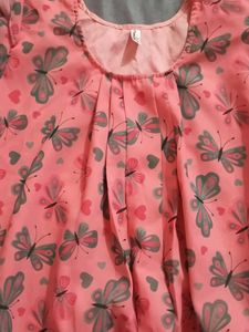 Cute Butterfly Print Top