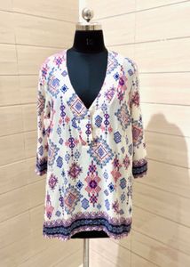 s.Oliver Imported Patterned Tunic Top