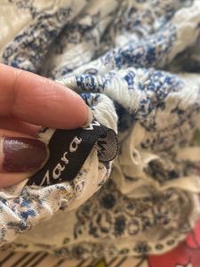 Unused Zara White Padded Sleeveless Dress