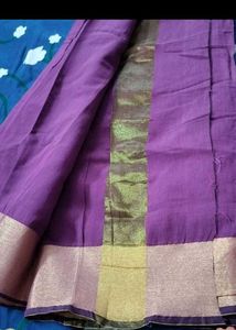 Purple &amp; Gold Saree