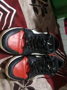 Mens Nike Air Jorden Red Black Sneakers Orignal