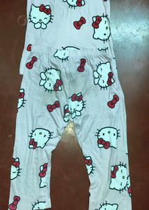 Cute Hello Kitty Pajama Set