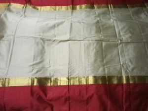 Brand New CottonSilk Saree with Golden LaceBorder