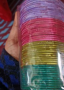 Multicolour Metal Bangles