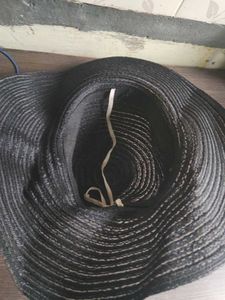 Black Floppy Hat