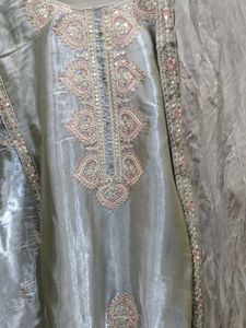 NEW Tissue Silk KURTA AND DUPATTA SET. XXXL