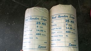Red Border Coloth Tape Rolls  For Musquito Nets