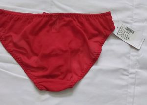 Vibrant Red Netted Panty
