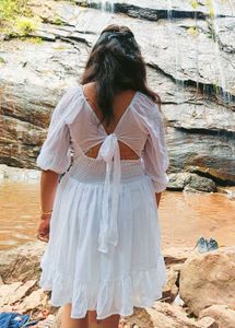 White Mini Dress...1 Time Use Only