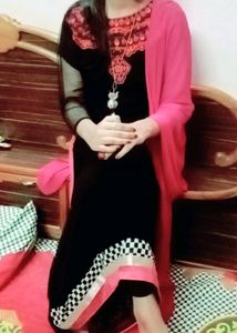 🌸Black Frock With Inner🌸