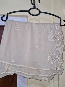 Elegant Embroidered Dupatta with kurta pajama set