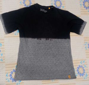 Two-Tone Graphic T-Shirt