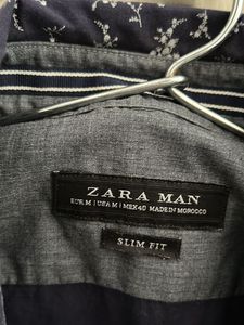 Zara Man Slim Fit Floral Shirt