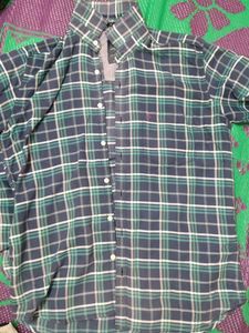 Plaid Button-Down Shirt