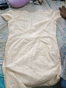 Cream Salwar Suit