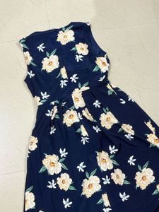 Floral Navy Dress