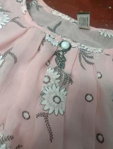 Pink Crop Top