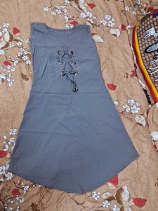 New Gray Casual Dress