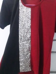 Striped Partywear Tshirt