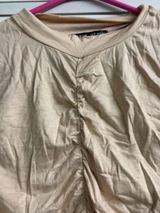 Ruched Long Sleeve Top